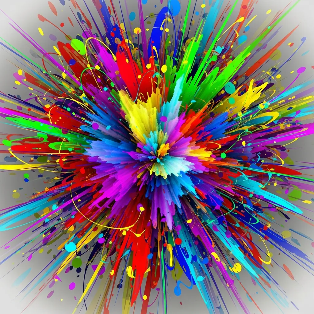 Color Explosion Illustration